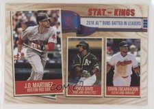 2019 Topps Big League Stat Kings Edwin Encarnacion Khris Davis JD Martinez y0i