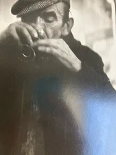 Grande Originale Photo Charlie ABAD Café Bar Marais Paris 1970 Photographie Art