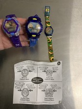 Three Rugrats in Paris Talking Watches Burger King 2000 Tommy Chuckie Angelica