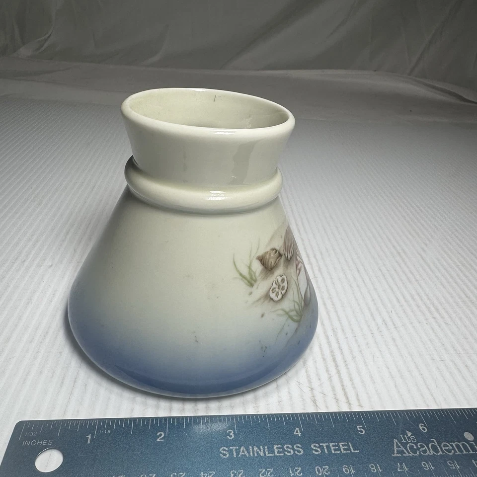 Taza de viaje Beach Ocean Seashells cerámica algas base ancha sin derrames Otagiri de colección Foto 4 de 4