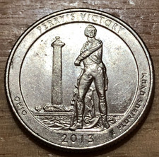 2013 USA Quarter Dollar "D" Perry's Victory YFP11/16