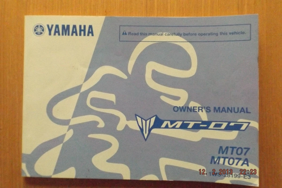 Yamaha MT-07 Motorcycle Repair Manuals & Literature for sale | eBay UK