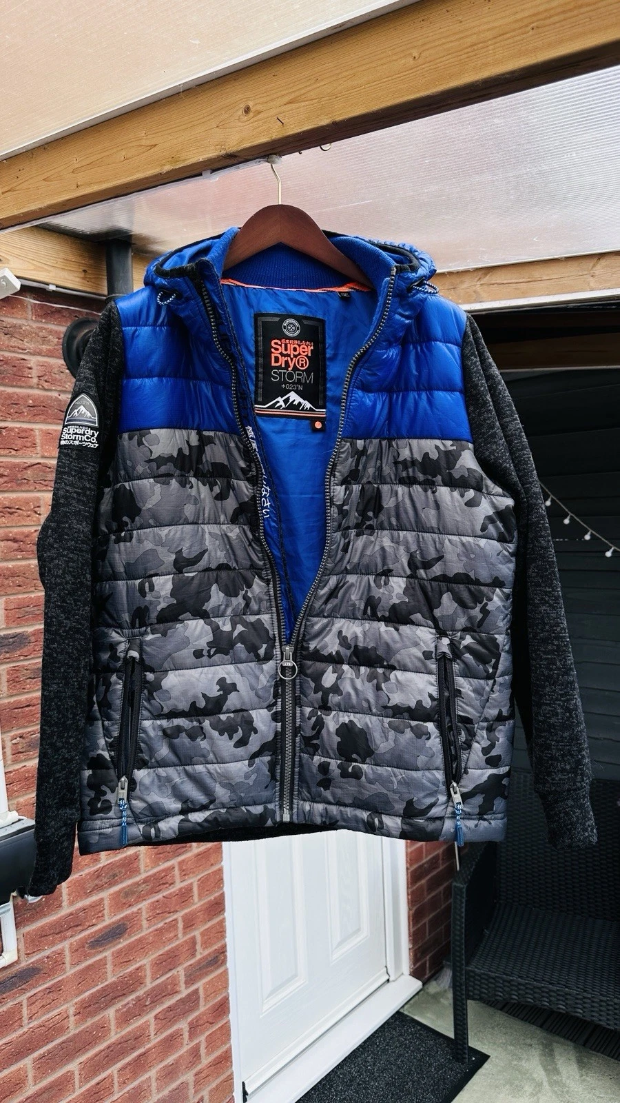 SUPERDRY MEN STORM EVEREST LIGHT WEIGHT JACKET HOOD CAMOUFLAGE XXL 2XL
Opens in a new window or tab