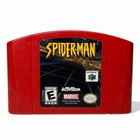 Spider-Man (Nintendo 64, N64, Marvel, 1997) Authentic & Tested Cartridge