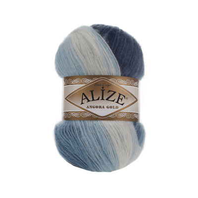 (29,90  /kg) Neu 100g Alize Angora Gold Batik - toller Farbverlauf NEU