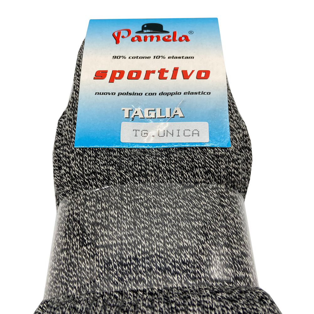 6 Paia Calzettoni Sportivi In Cotone Spugna - Modello Tubolare Senza Tallone Taglia Unica 38/46 - Foto 4