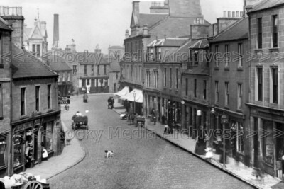 Aff-89 Castle Street, Forfar, Angus, Schottland. Foto