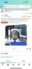 Metene TD-4116 Blood Glucose Monitor Kit, 100 Glucometer Strips, 100 Lancets, 1 