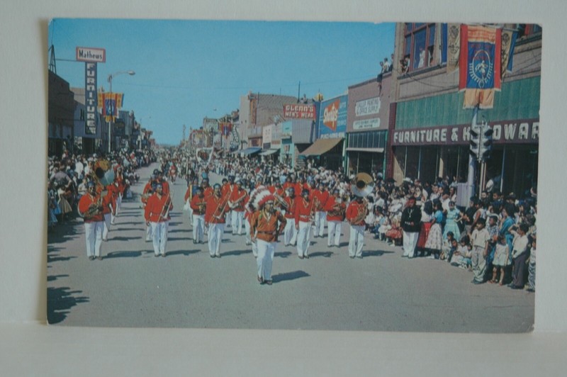 Santa Fe Railway's Band Gallup, New Mex. Vintage Postcard