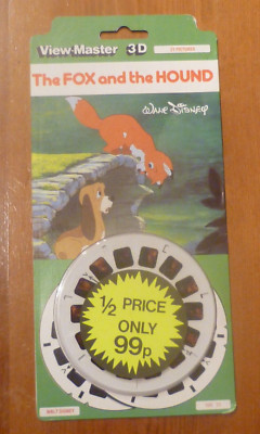 VIEW MASTER 3D THE FOX AND THE HOUND VIEWMASTER *NEU & VERSIEGELT* WALT DISNEY 1980