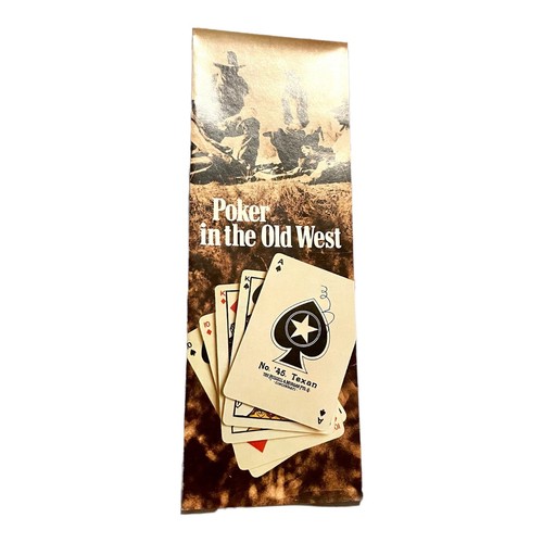 Marlboro Texan n. 45 carte da gioco poker 1 sigillate 1 aperte (BW) - Foto 7 di 8
