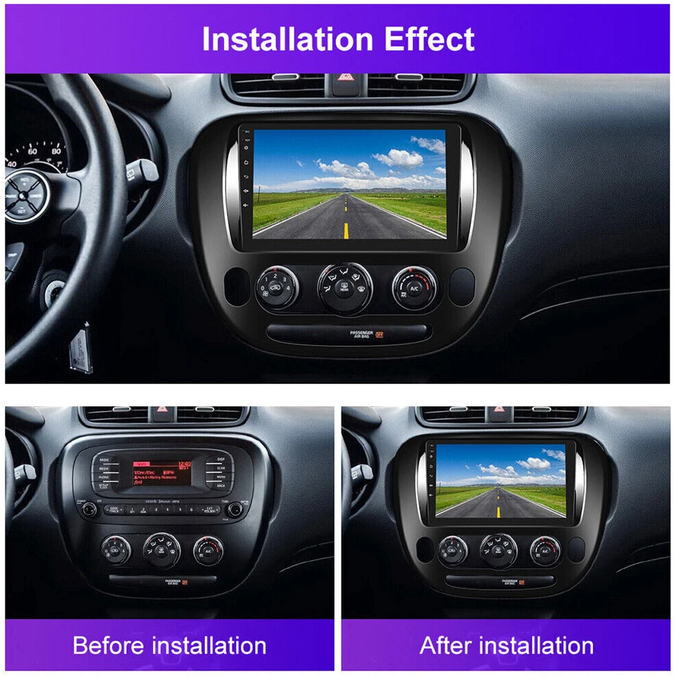 Unidad principal de radio estéreo para automóvil Wifi CarPlay para KIA Soul 2013-2019 Android 13.0 GPS Foto 2 de 4