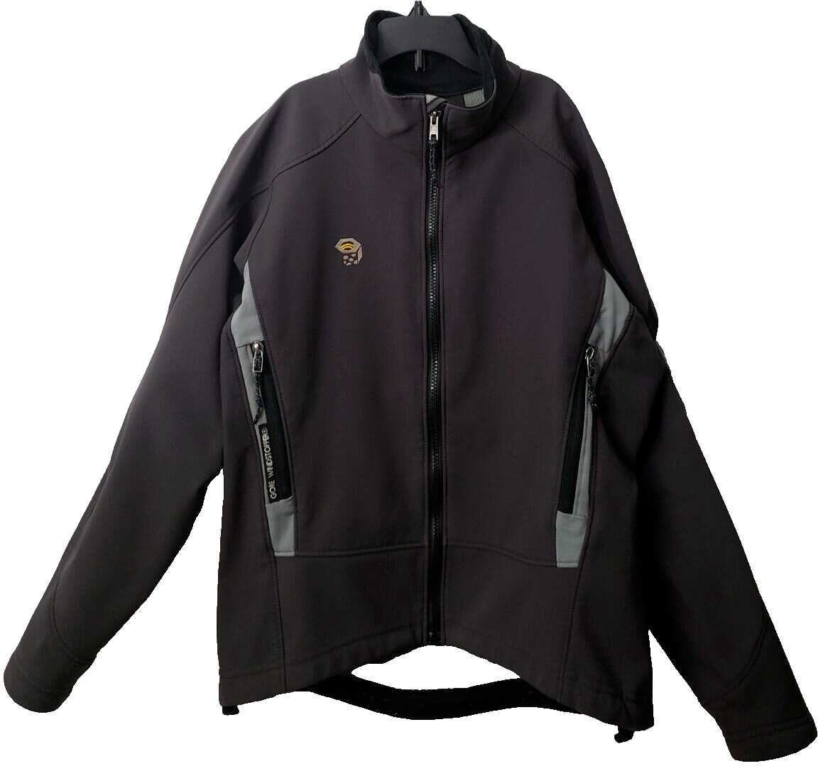 Mountain Hardwear Softshell Jacket Coat Wind Stopper Fleece Zip