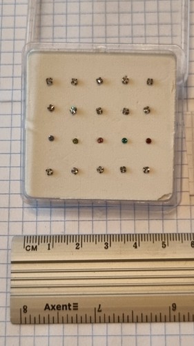 piercing italia argento vetro di murano 20 pezzi - Foto 6 di 9