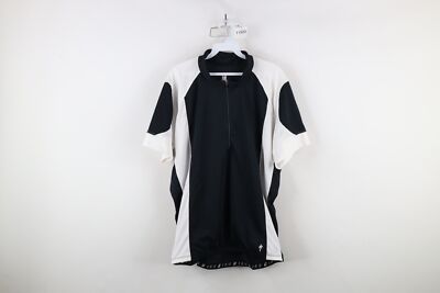 Specialized Cycling Mens 3XL Half Zip Bicycle Cycling Racing Jersey Shirt Black