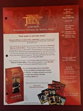 Star Wars Young Jedi Enhanced MODM Decipher CCG Retailer Promo Sell Sheet#B14906