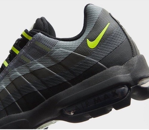 Nike Air Max 95 Ultra Iron Grey Neon taglia 10- - Foto 3 di 7