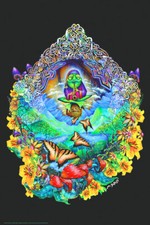 Musical Frog M. Dubois - Non-Flocked Blacklight Poster 24" X 36"