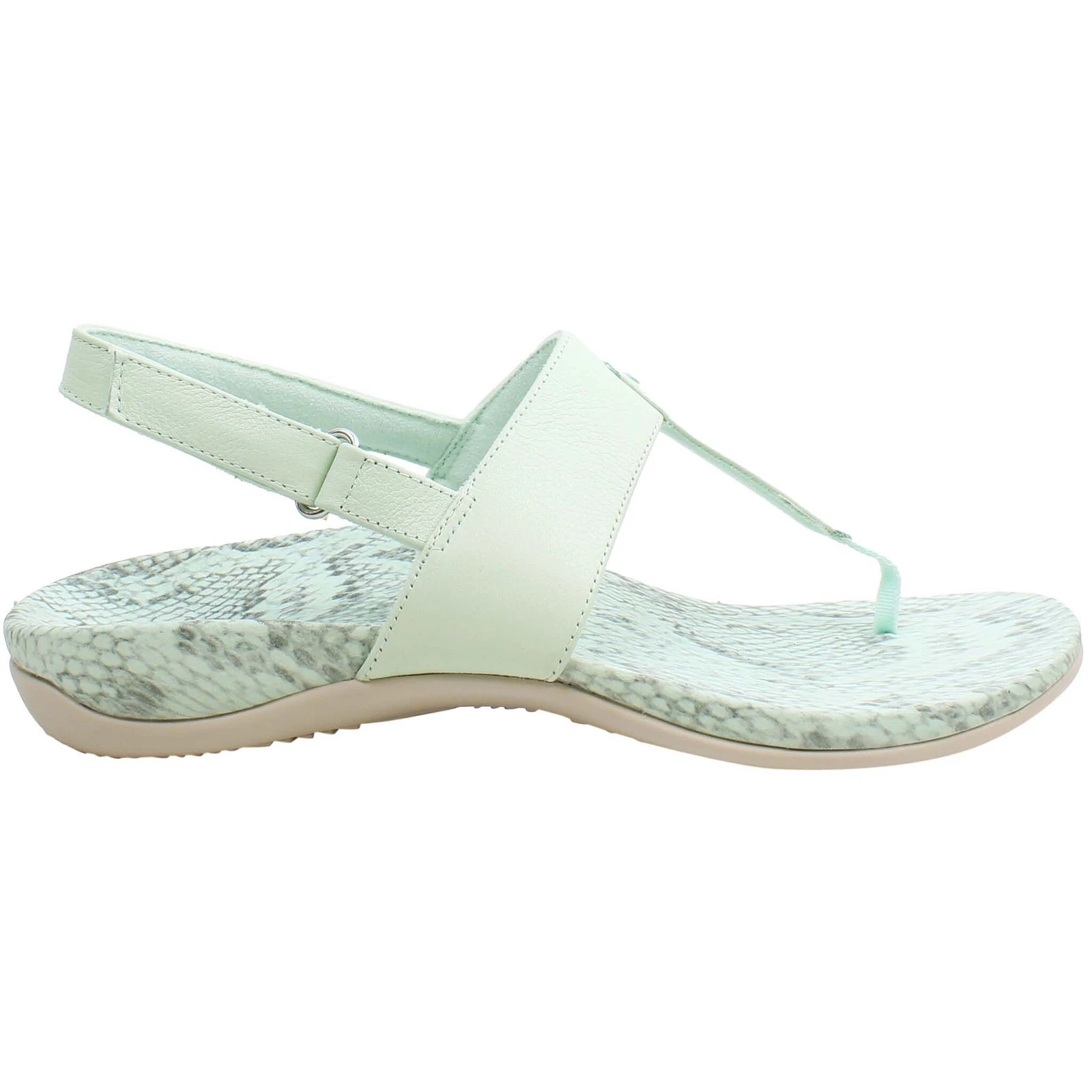 Vionic Rest Tala Strap Up Mint Smooth Leather Womens Sandals 10011744337