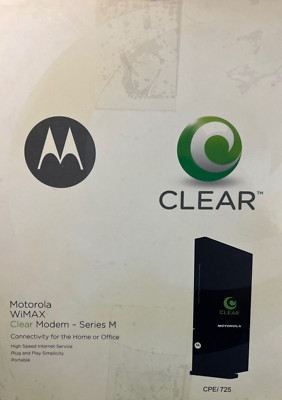 Motorola Broadband Modem High Speed & Home Office Wimax Clear Series M CPEi25725