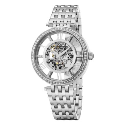 stuhrling Delphi 724 Automatic 37mm Skeleton watch New In  display picture 2