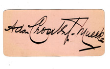 Ada Crossley (1871-1929) Signed Pages / Autographed Opera Singer