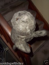 PLUSH DOLL FIGURE PLAY PRETEND PROP AQUATIC REALISTIC OTTER SEAL HAND PUPPET