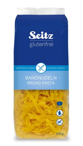Seitz Glutenfreie Bandnudeln Broad Pasta ohne Eier Beutel 500g