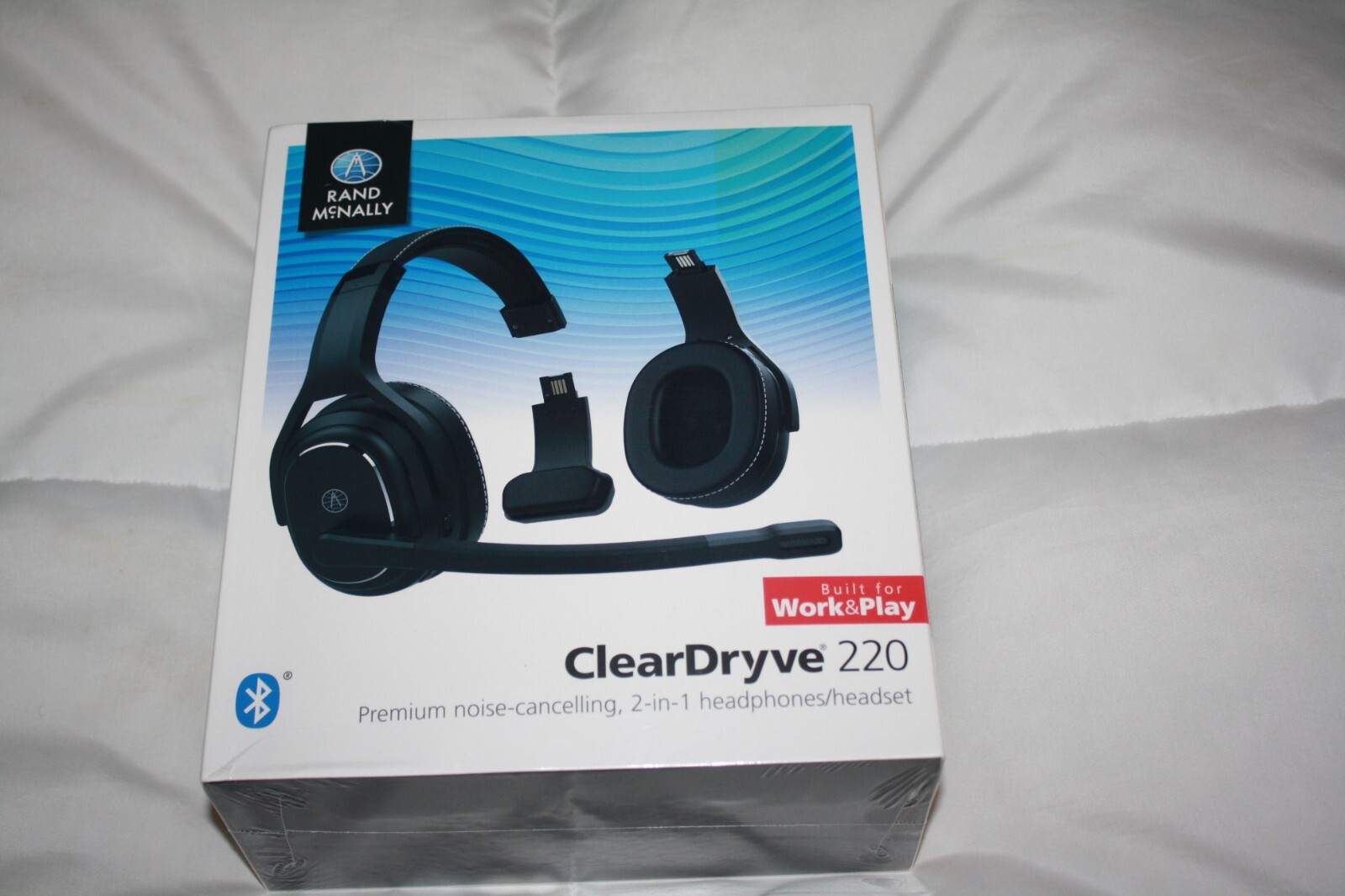 Rand McNally ClearDryve 220 Bluetooth Headphones Black for sale