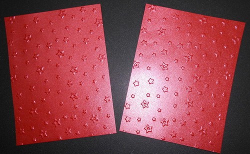 8 x EMBOSSED METALLIC PAPER - 120gsm - SCRAPBOOKING/CARDMAKING - Picture 2 of 2