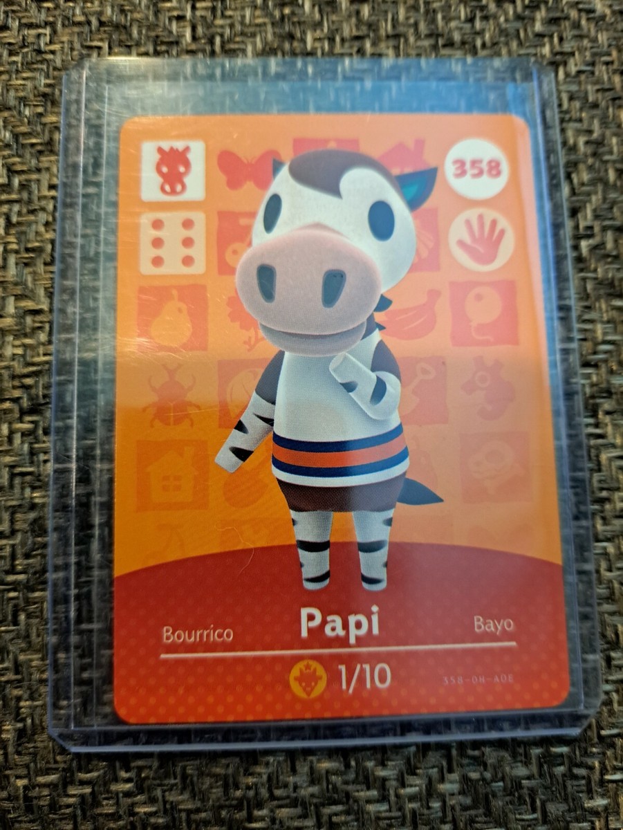 Papi - 358 - Series 4 - Authentic Animal Crossing Amiibo