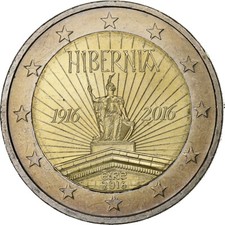 [#1165391] Ireland, 2 Euro, Hibernia, 2016, UNZ, Bi-Metallic, KM:88