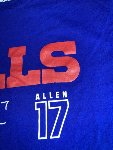 Josh Allen Buffalo Bills Fanatics Signature Name & Number Team T-Shirt - Royal - Picture 5 of 11