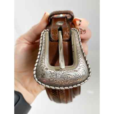 Brown Genuine Leather Nocona Belt Co. Size 36 Nocona Men main image 2