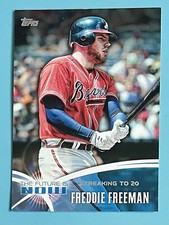 2014 Topps Freddie Freeman #FN53 The Future is Now Atlanta Braves Baseball