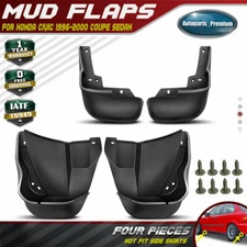 Set of 4 Splash Guards Mud Flaps Mudguards for Honda Civic 1996-2000 Font & Rear