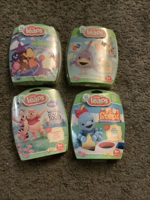 Lot of 4 Leap Frog Baby Little Leaps LEARNING STEPS Interactive Disc DVD