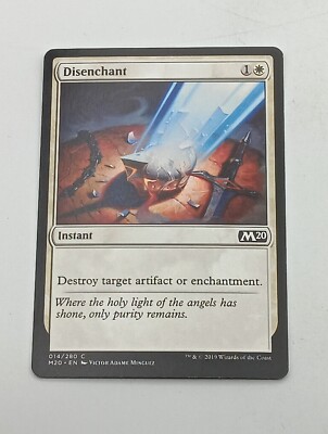 Magic the Gathering Einzelkarte Disenchant bespielt