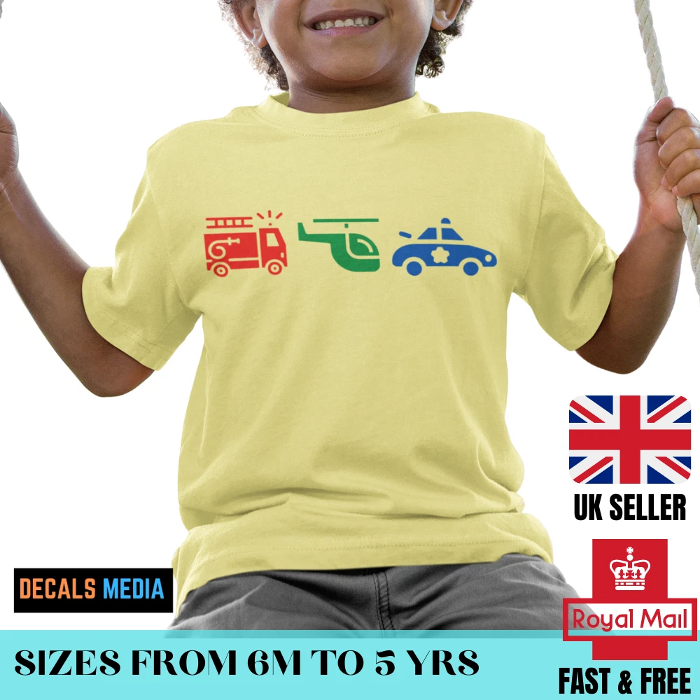 fire truck t shirts for toddlers