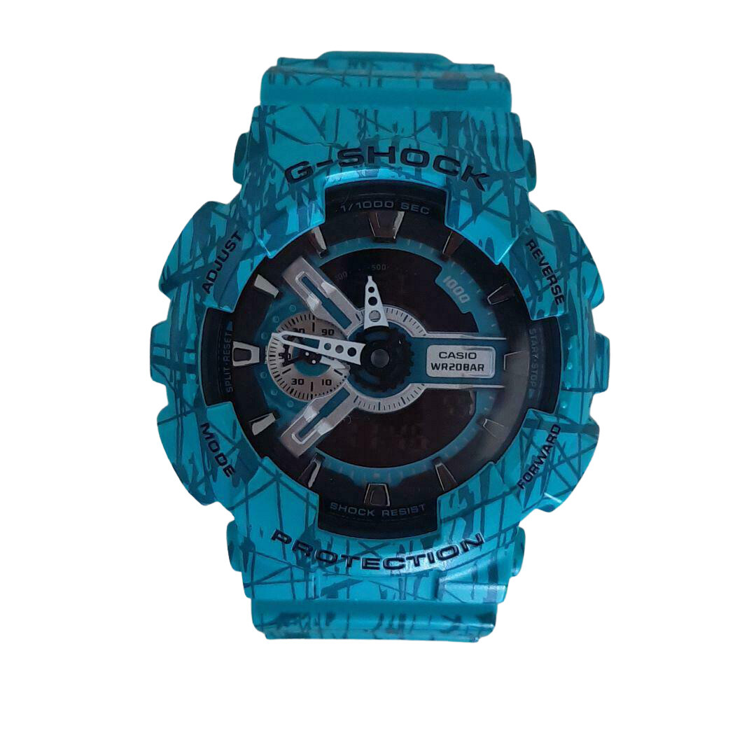 時計 CASIO G-SHOCK GA-110SL-3AJF BUY Casio G-Shock Slash Pattern Analog Digital Turquoise Sport