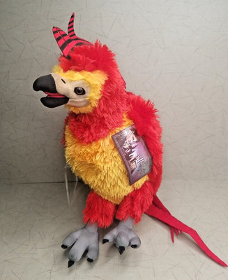 Wizarding World Of Harry Potter Red Fawkes 14" Phoenix Bird Plush! Park Feathers