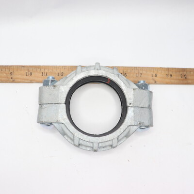 Flexible Pipe Coupling Galvanized Steel Sch 40 3'' 77