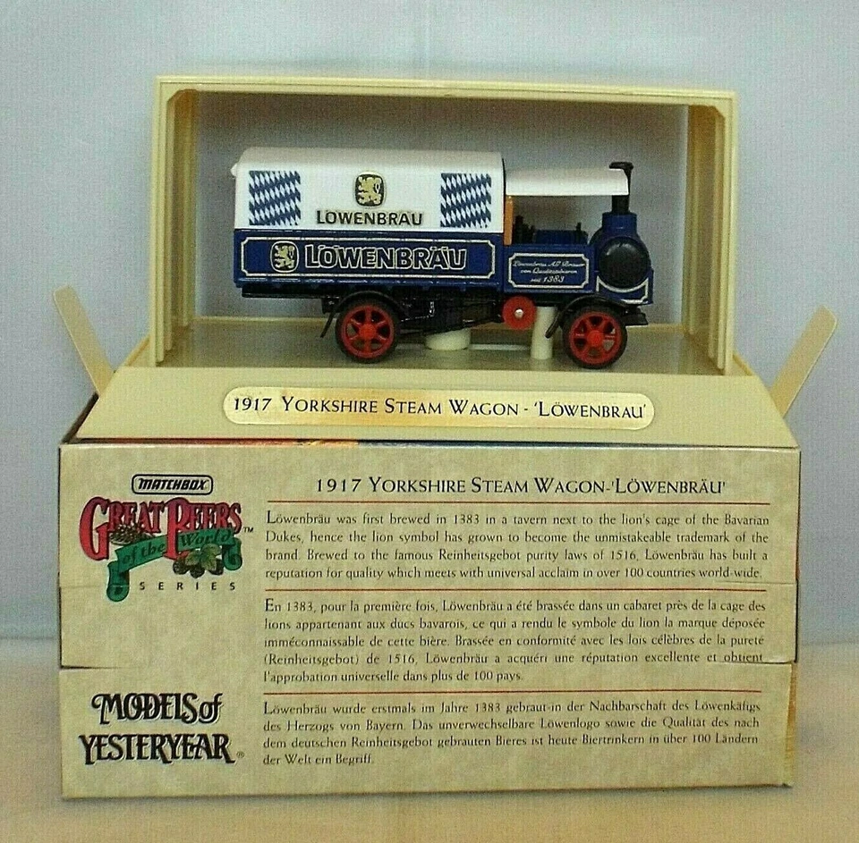 MATCHBOX COLLETIBLES YGB12 Yorkshire Steam Wagon LOWENBRAU Great Beers ISSUE 1 - Image 4 of 4