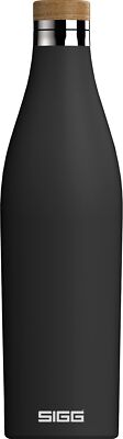 SIGG - Insulated Water Bottle - Meridian Black - Leakproof & Extra-Slim - BPA...