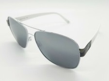 True Vintage Exalt Cycle Distressed White Camo Aviator Sunglasses Italy 59mm