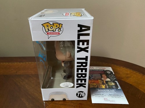 Funko Pop Television- Jeopardy!- Alex Trebek- #776 Signed- Autographed- JSA COA - Picture 2 of 7