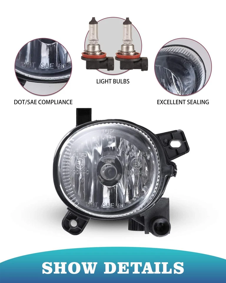 Fog Lights For 2007-2011 AUDI A5 Quattro/ 2010-2011 AUDI A5/ 2008-2012 AUDI S5 Foto 3 de 4