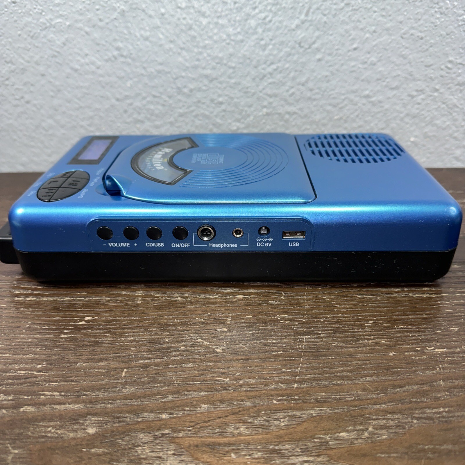 Hamilton Buhl Top Loading Portable Classroom CD Player USB HACX-205 TESTED