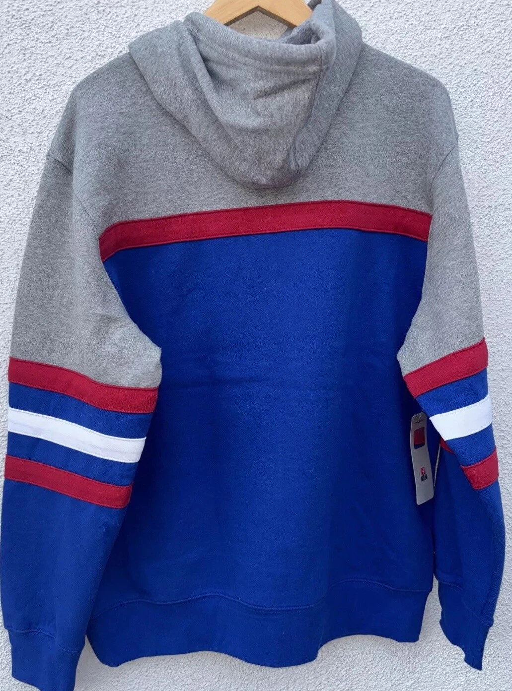 Felpa con cappuccio Mitchell & Ness New York Giants Head Coach nuova con etichetta grande prezzo al pubblico consigliato $110