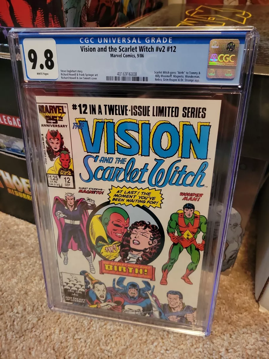 Vision and the Scarlet Witch v2 8 CGC 9.8 Richard Howell & 